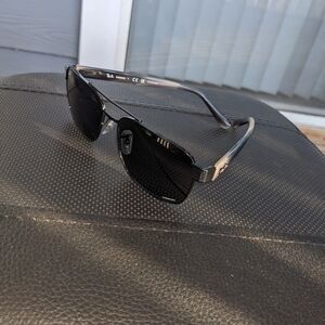 Ray-Ban Black and Silver Men's Glasses